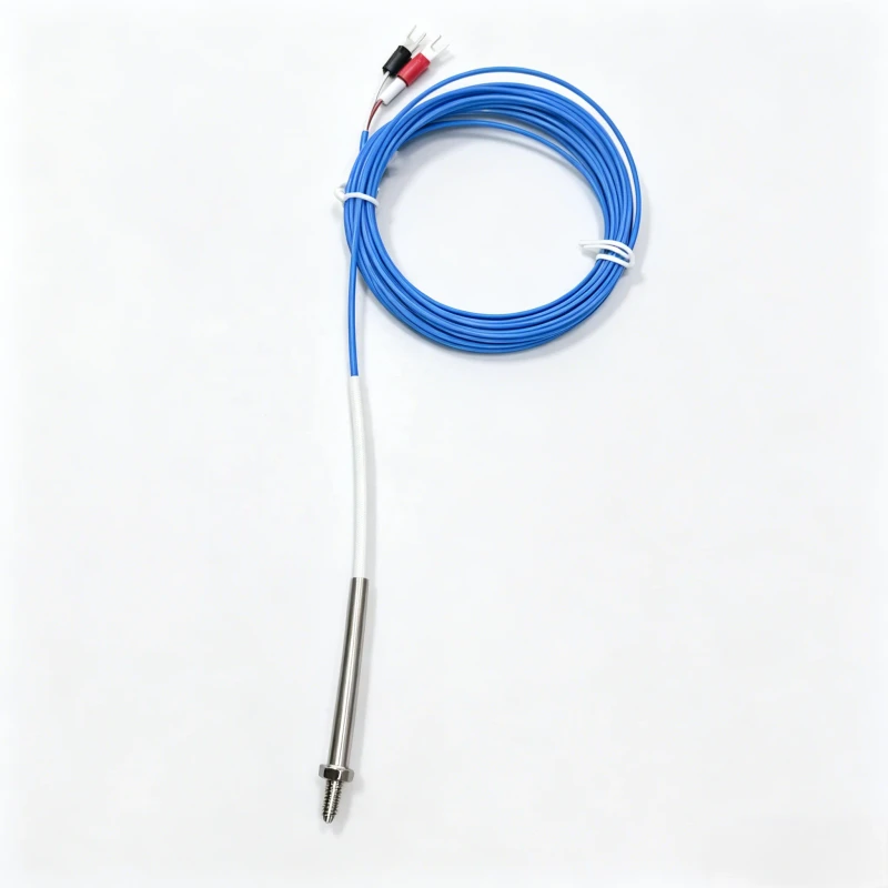 M6-Thread-Screw-Mount-K-Thermocouple-Probe-4-Meter-Blue-Plastic-Cable-Precision-Temperature-Measuring-Transducer