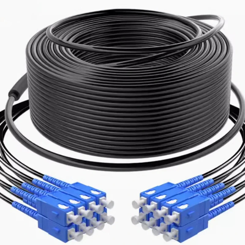 MT-FZL-1011-SC-8-Core-PVC-LSZH-G652D-Fiber-Optic-Outdoor-Break-Out-Cable-FTTH-Fan-Fiber-Cables-CE-RoHS-Certified-Custom-Length