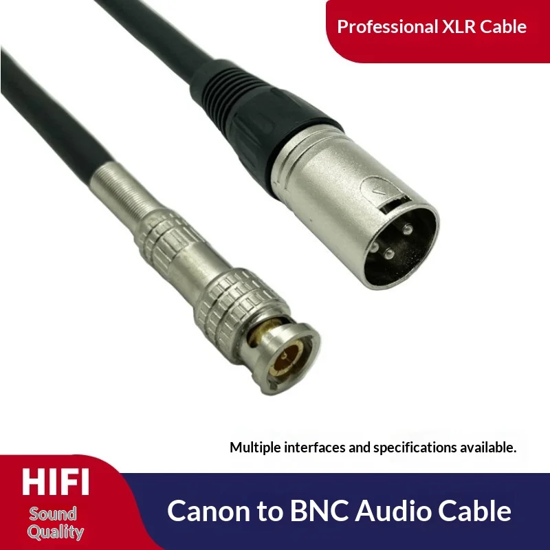 Male-Female-BNC-to-XLR-Pure-Copper-Conductor-Microphone-Audio-Cable-for-Monitor-and-AV-Connections