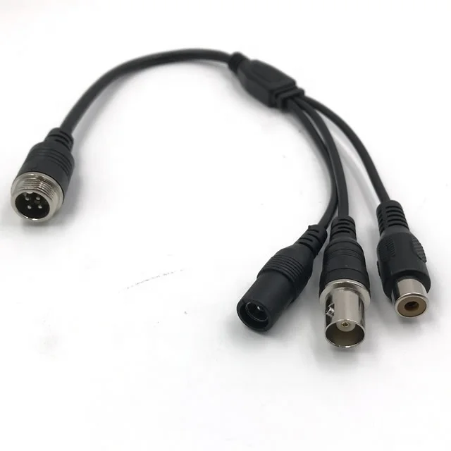 Male-GX12-4-Pin-Aviation-to-BNC-Video-AV-RCA-Audio-DC-Power-Cable-for-Car-Rear-View-Camera-Cable