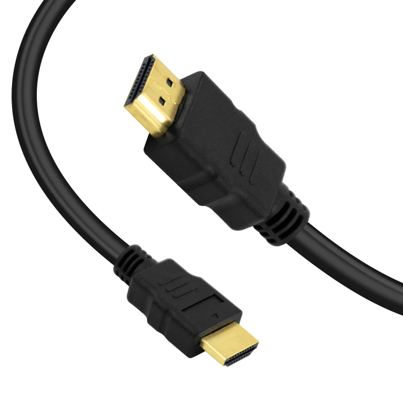Male-Male-for-Coaxial-Cable-1.5m-2m-3m-10m-24K-Gold-Plated-PVC-Jacket-Foil-Shielding-RoHS-for-Black-4K-3D-Video-Data