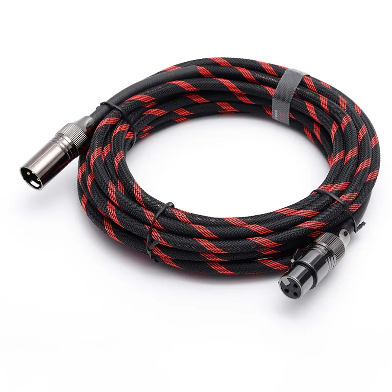 Male-to-Female-3-Pin-XLR-Balanced-Oxygen-Free-Copper-Flame-Retardant-Fire-Resistant-Audio-Cable-for-Microphone-Speaker