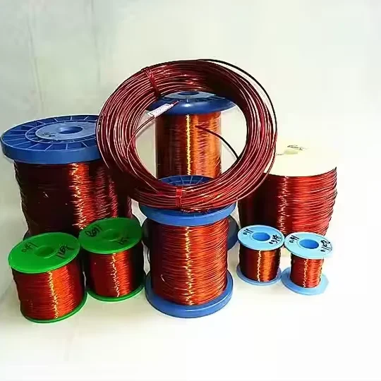 Manufacturer-0.1mm-2.90mm-16AWG-14AWG-Enameled-Copper-Insulated-Wire-Enameled-Aluminium-Round-Wire-for-Motor-Winding