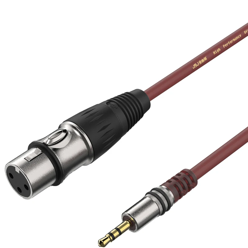 Metal-3.5MM-Aux-Jack-to-3Pin-XLR-Microphone-Cable-Stereo-Male-to-Cannon-Female-Instrument-Adapter-Cord