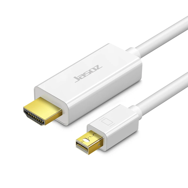 Mini-DP-Male-to-Male-Converter-Cable-1.5m-3m-Thunderbolt-1080P-PVC-Jacket-Braid-Shielding-HDTV-Computer-Monitor