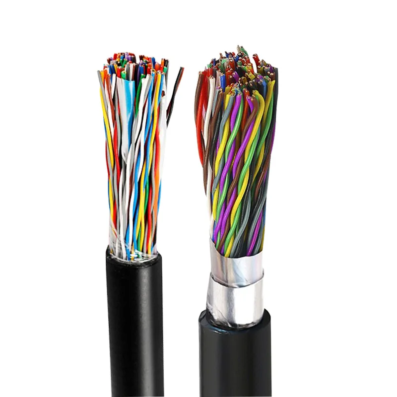 Multi-core-shielded-outdoor-communication-telephone-cable-HYAT200-2-0.5mm-0.4mm-BC-pure-copper-armored-telephone-cable