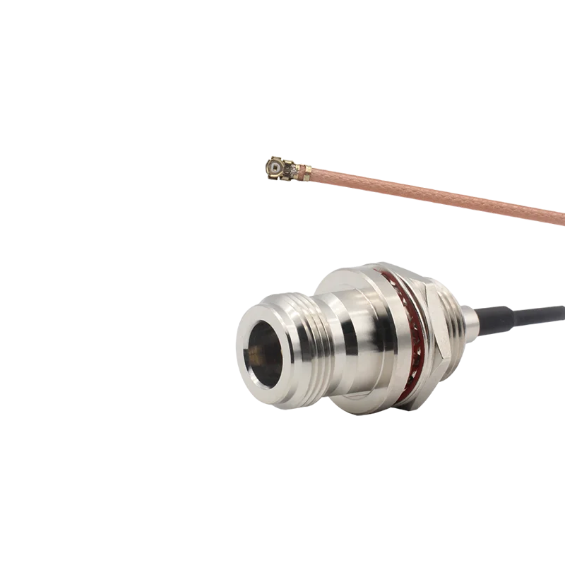 N-Female-RG178-Solid-Copper-Conductor-10mm-RF-Cable-Assembly-50ohm-Impedance-0-6GHz-Frequency-Communication-Equipment