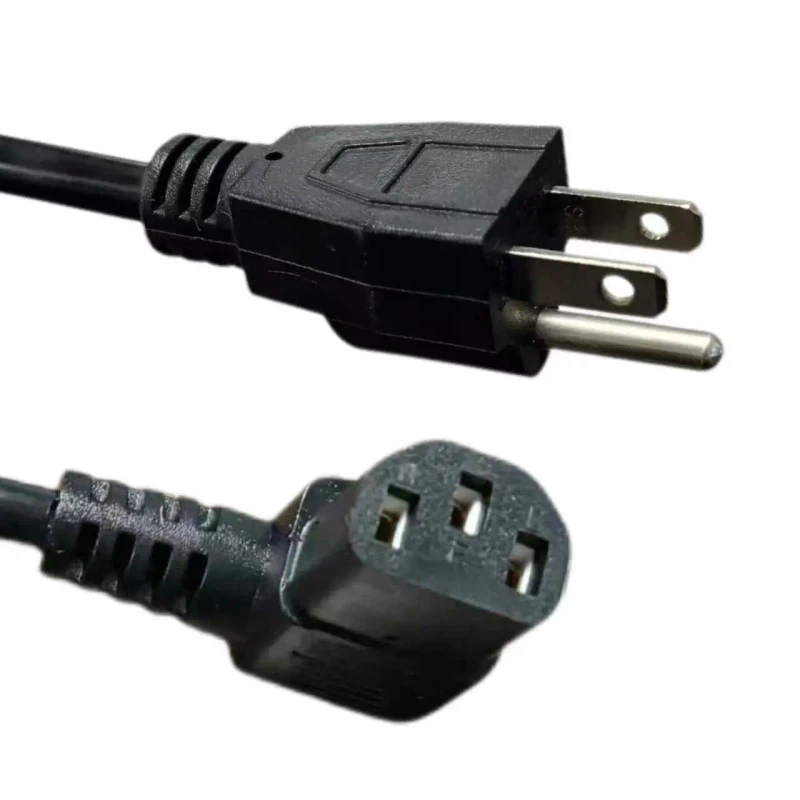 NEMA-5-15P-to-C13W-Extension-Cord-American-3pin-Power-Cord-Cable-Right-Angle-IEC-3Pin-10A-13A-15A-AC-Cords