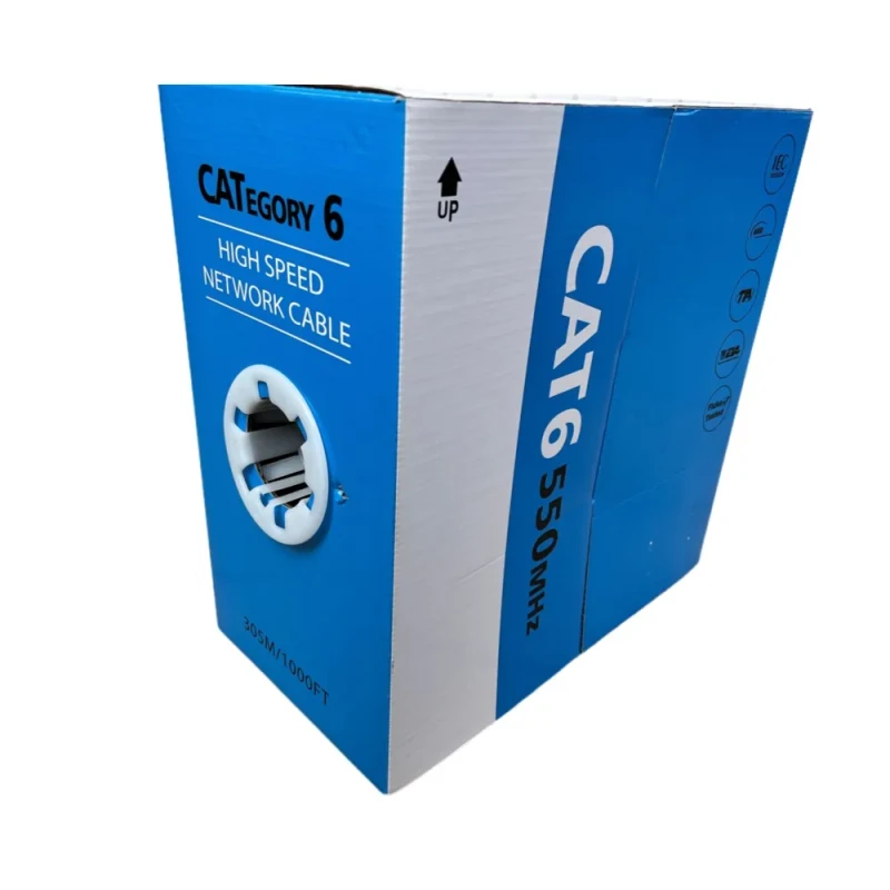 Network-LAN-Cable-Cat-6-Indoor-Cable-Pure-Copper-24awg-305m-1000ft-UTP-FTP-Network-Cable