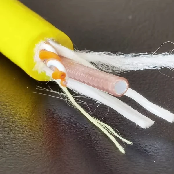 Neutral-Buoyancy-Reinforced-ROV-Cable-Coaxial-RG1792Core-Copper-Conductor-PUR-Jacket-PE-Insulation-for-Underwater-Drones