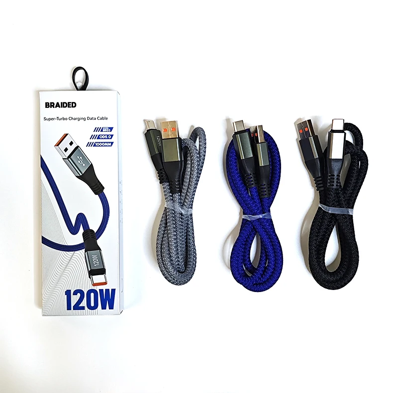 New-Arrival-Nylon-Micro-USB-USB-C-Fast-Charging-Cable-Type-C-Data-Cable-Pure-Copper-for-Iphone