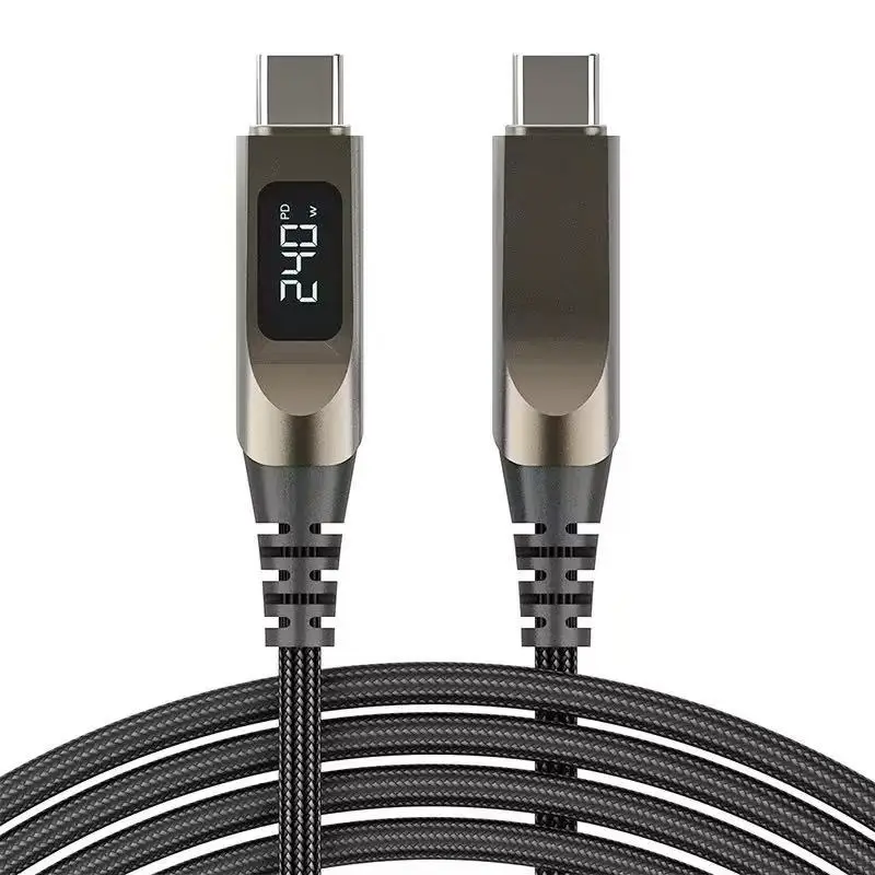Nylon-Braided-240W-Super-Fast-Charging-PD-Data-Cable-2m-USB-Type-C-Zinc-Alloy-Charger-for-iPhone-IOS-Apple-Samsung
