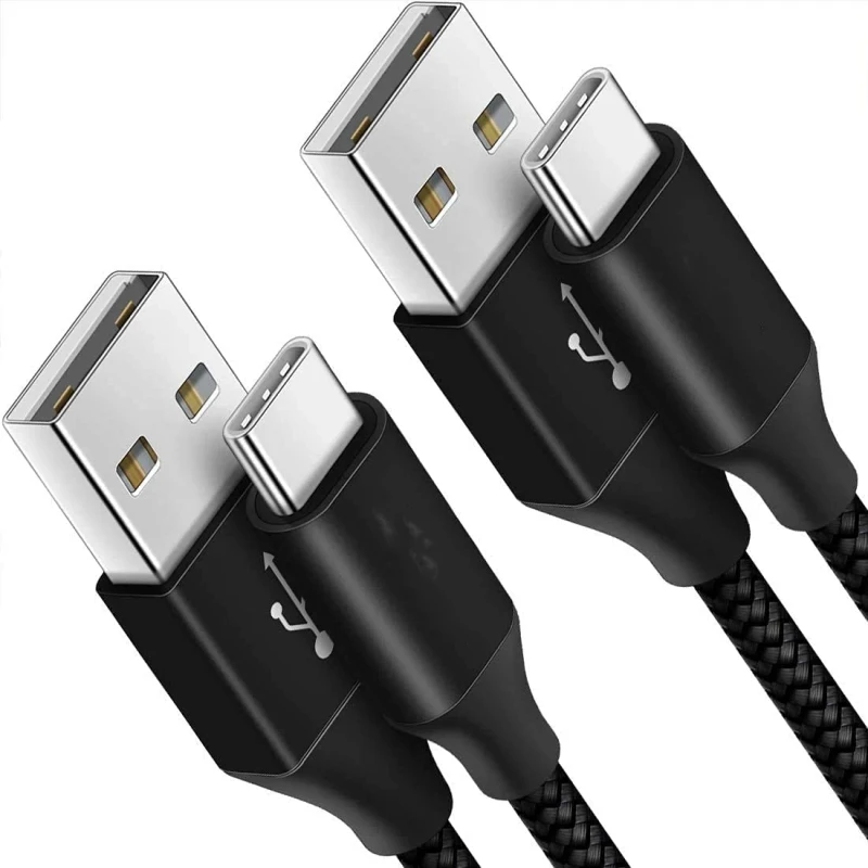 Nylon-Braided-USB-Type-C-60W-Fast-Charging-Cable-Long-Cord-for-Android-Phones-Power-Banks-Mobile-Phones-Computers