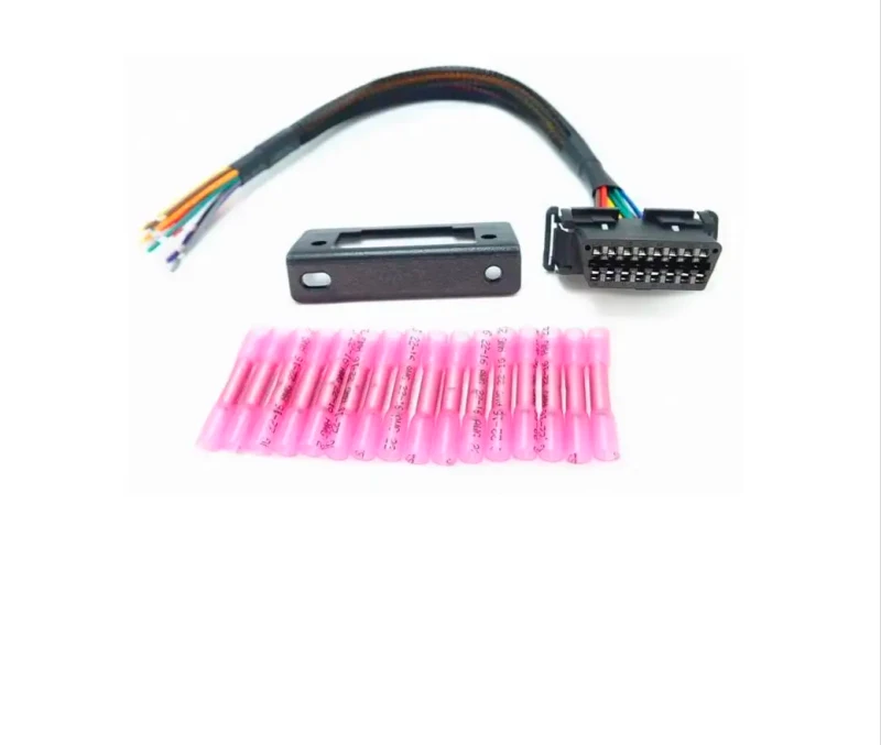 OBD2-J1962-Female-to-Open-Pigtail-Cable-Bracket-1ft-30cm-OBDII-Port-Replacement-Cable-Electronics-Instrument-Enclosures