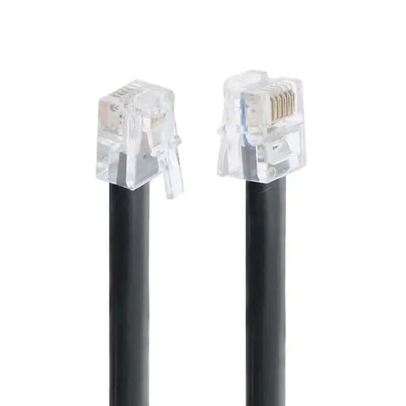 OEM-1m-2m-3m-Telephone-Extension-Cable-6P6C-Pure-Copper-RJ12-150V-60C-Cable