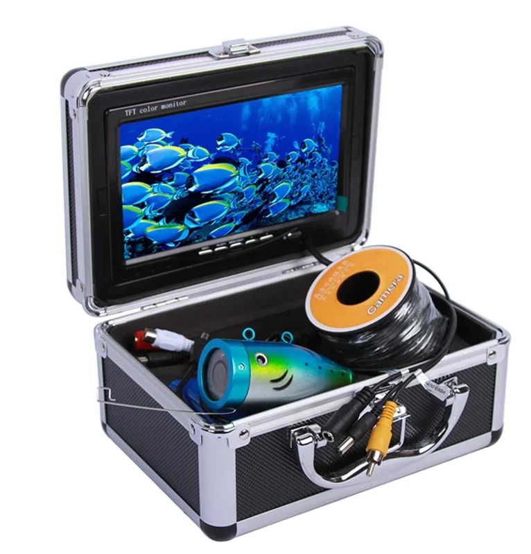 OEM-20-30-40-50M-Cable-Underwater-Fishing-Camera-7-Inch-Display-Waterproof-Analog-Camera-HD-1000-TVL-Fish-Finder-Optional-DVR
