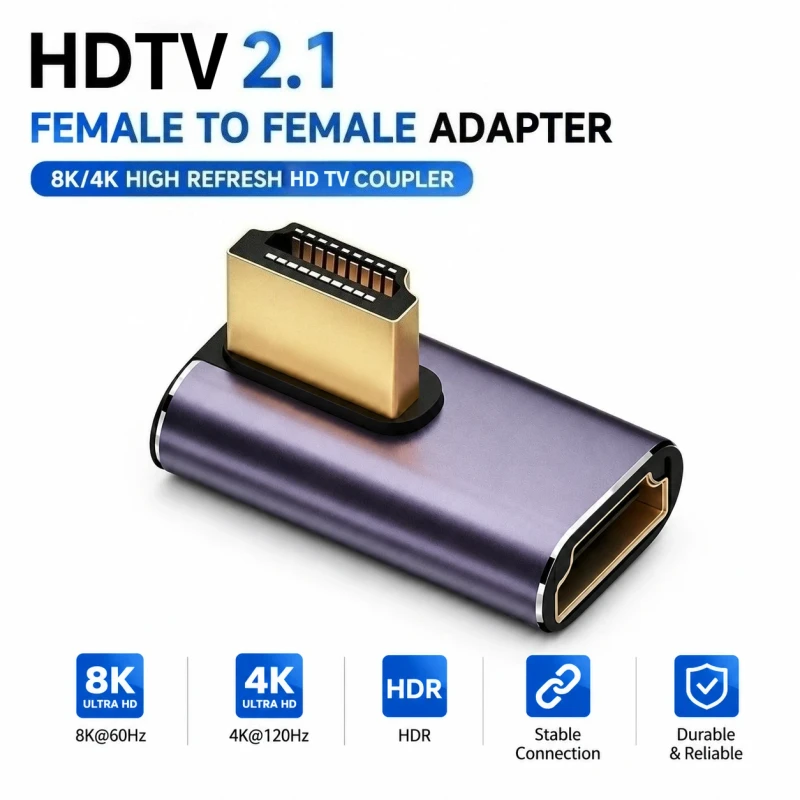 OEM-HD-TV-Connector-Aluminum-Alloy-for-2.1-Female-to-Female-Coupler-8K60Hz-4K120Hz-Extension-Adapter-for-TV-Monitor-PS5