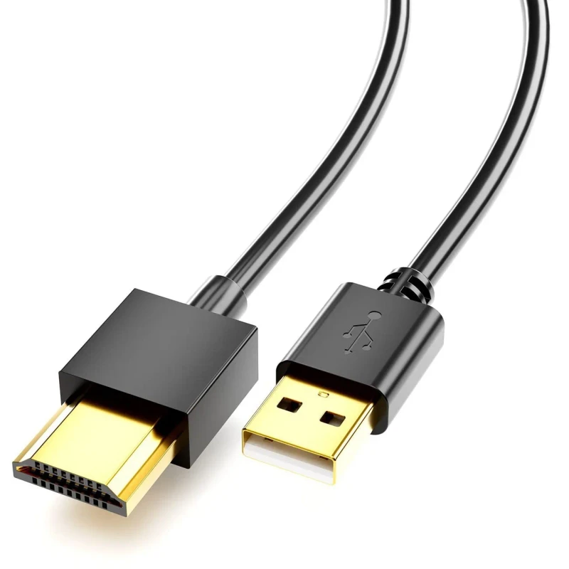 OEM-UH001-USB-2.0-to-HDTV-Power-Supply-Cable-0.5M-Male-Male-Gold-Plated-Copper-Conductor-PVC-Shell