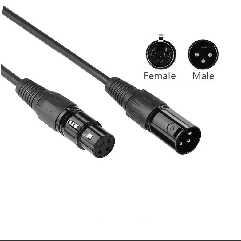OEM-XLR-Cable-Manufacturer-Microphone-MIC-DMX-Instrument-Guitar-6.35mm-3PIN-Male-to-Female-Cable