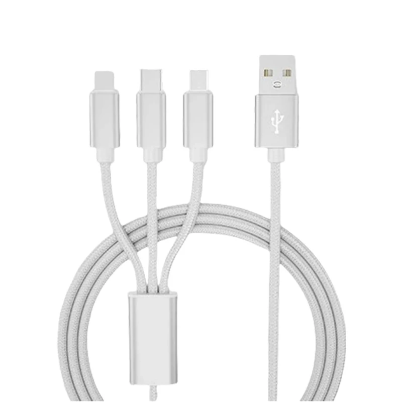 One-to-Three-Multi-Function-Fast-Charging-Cable-1m-2m-3m-Nylon-Braided-Copper-Wire-for-iPhone-Android-Samsung