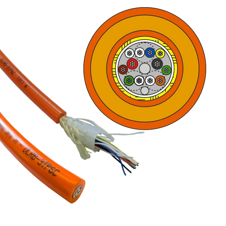 Orange-Polyurethane-Sheath-Underwater-Umbilical-Cable-for-Diving-Equipments-Neutral-Buoyant-Cable-12-Cores