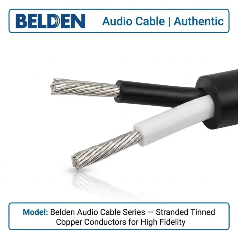 Original-New-Belden-8477-Instrumentation-Cable-1-Pair-12AWG-2-Core-12AWG-Tinned-Copper-600V-Heavy-Duty-Speaker-Wire