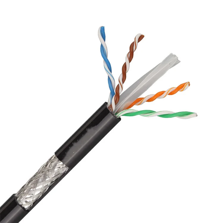 Outdoor-Cat-6-F-UTP-Lan-Cable-Waterproof-Foil-Shielding-UV-Resistant-Gigabit-1000Mbps-Wiring-Stable-Communication-Cables