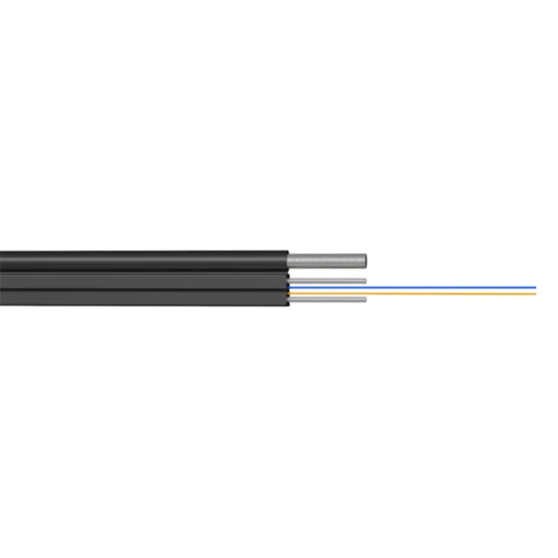 Outdoor-Communication-Cable-Telefono-Cabo-Fibra-Optica-Drop-Flat-1fo-Ftth-Cabo-1000m