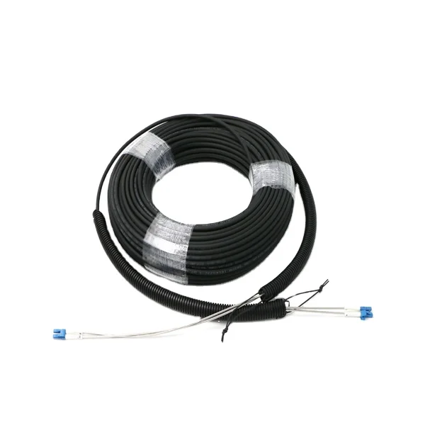 Outdoor-FTTA-Armored-Optic-Fiber-Patch-Cord-Cable-DLC-UPC-to-DLC-UPC-7.0mm-FTTH-Cable