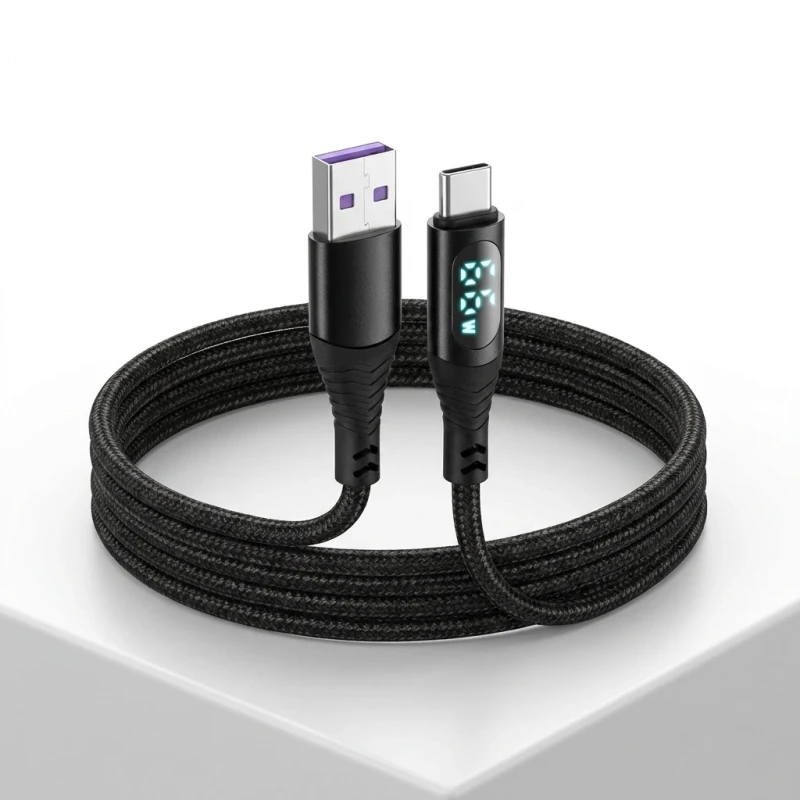 PD-60W-USB-Type-C-Charger-3A-Fast-Charging-Data-1.2m-2M-Nylon-Braid-PVC-Coated-for-iPhone15-16-Plus-17-Pro-Max