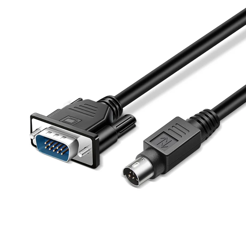 PLC-Encoder-Connection-Cable-Data-Cable-Sub-D-to-PS2-M12-Customizable-Terminals-or-Terminal-Wires