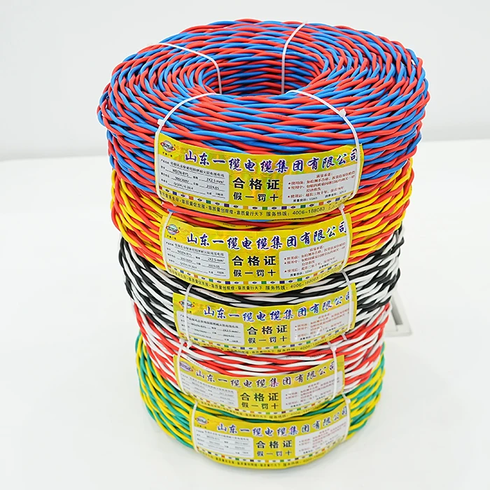 PVC-RVS-300-500V-5m-2-2.5mm-2-4mm-2-6mm-PVC