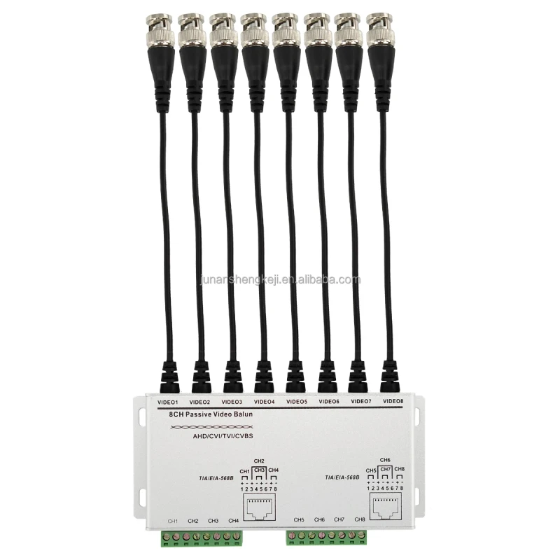 Passive-Monitoring-AHD-CVI-TVI-Coaxial-Twisted-Pair-Cable-4-channel-8-channel-Video-BalUN-Transmitter-Video-Balunka-Cable-Termi