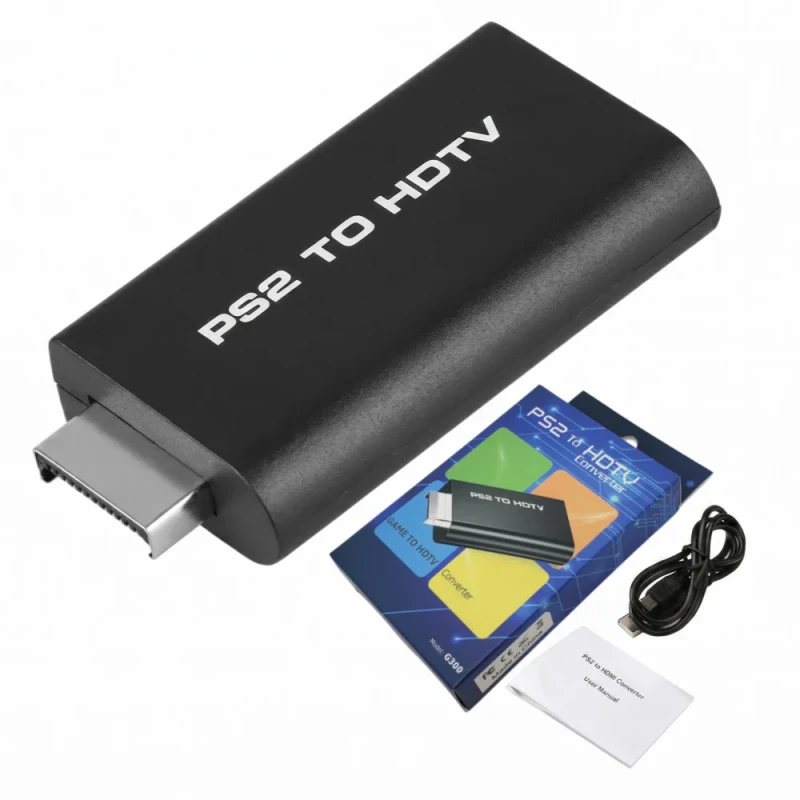 Portable-PS2-to-HDMI-480i-480p-576i-Audio-Video-Converter-with-3.5mm-Audio-Output-Supports-All-PS2-Display-Modes