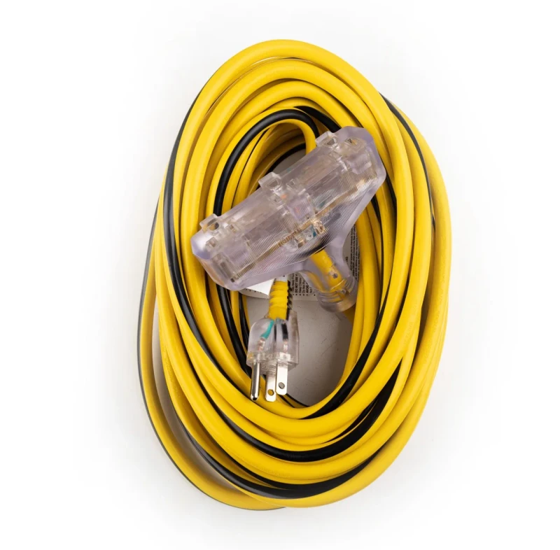 Power-Cords-Extension-Block-NEMA-5-15-12AWG-3wire-PVC-SJTW-25ft-Full-Copper