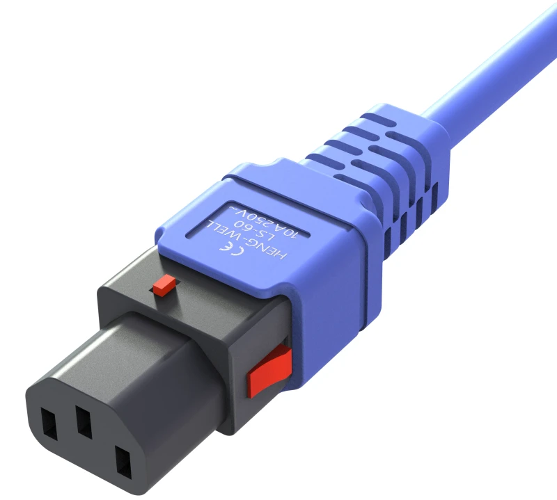 Power-Supply-Cord-IEC-C13-with-Lock-Extension-Cord
