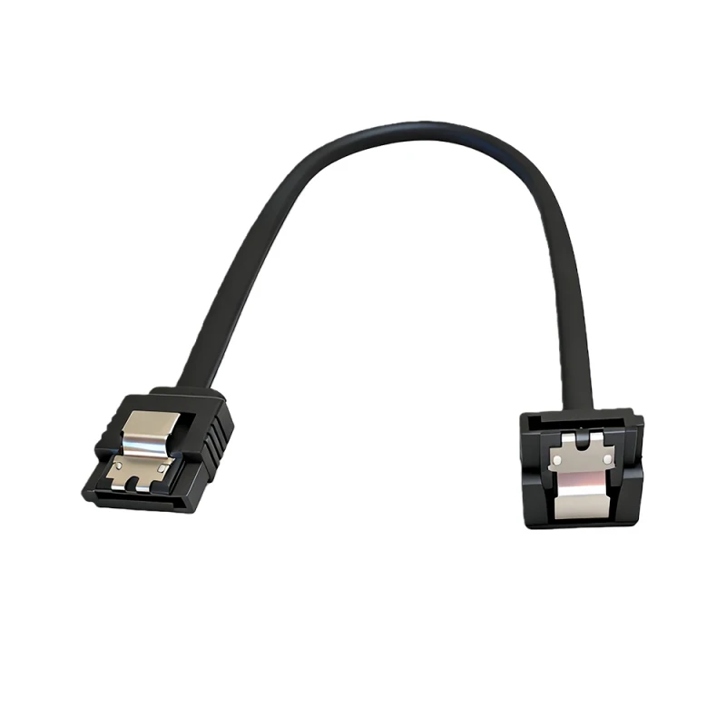 Premium-Quality-Factory-Price-SATA-III-6.0-Gbps-7pin-Female-to-Female-Data-Cable-Locking-Latch-Fast-Ship
