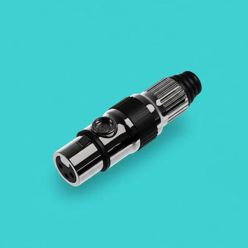 Professional-3-Pin-Cannon-XLR-Connector-Male-Female-Gold-Plated-Plug-Jack-Microphone-Cable-HiFi-Audio-Video-Equipment