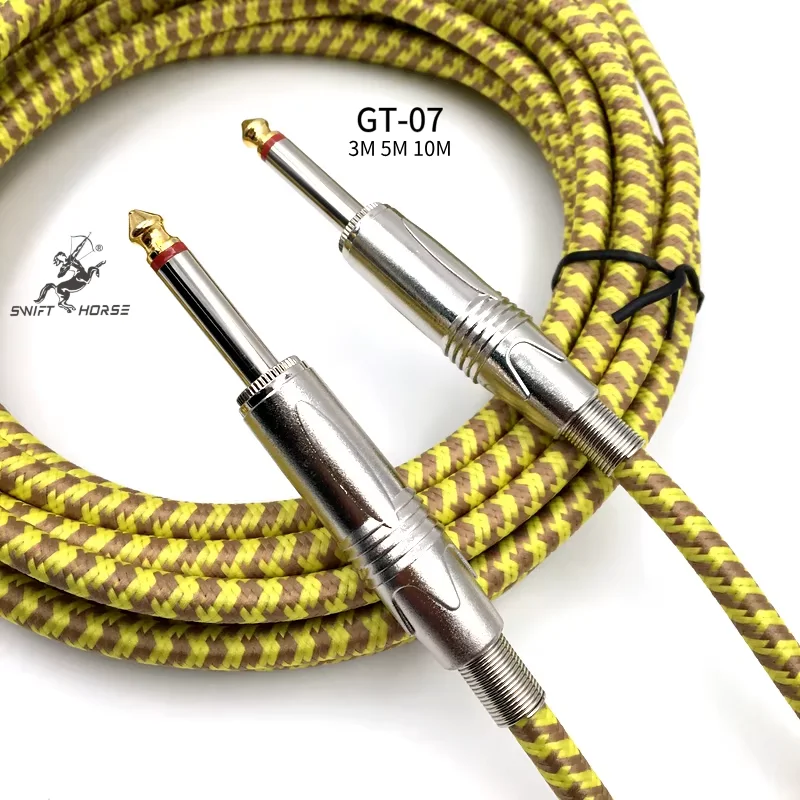 Professional-Musical-Instrument-Accessory-Cable-Guitar-Cables-3m-4m-10m-High-Quality-Guitar-Cable