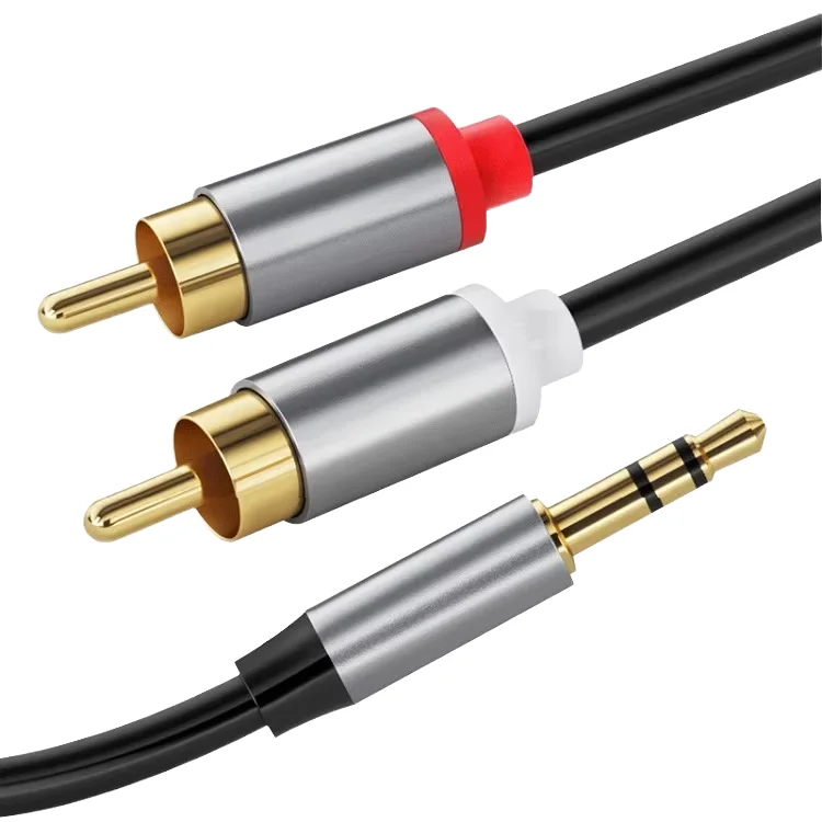Pure-Copper-PVC-Dual-Gold-Plated-3.5mm-Stereo-Aux-Male-Dual-2-RCA-Male-Audio-Y-Cable-for-Microphone-Speaker