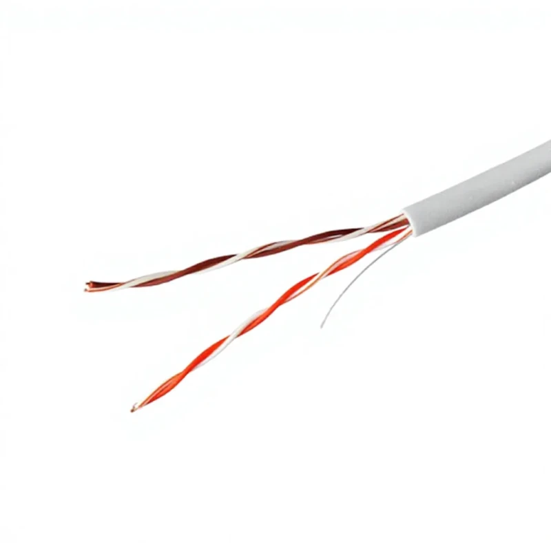 Pure-Copper-Solid-Conductor-Twisted-Pair-CAT5-Unshielded-Telephone-Cable-HDPE-Insulation-CE-Certified-4-Conductor