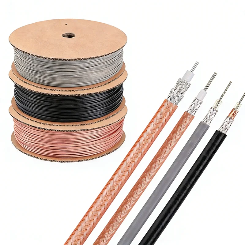 RG-Series-Coaxial-Cable-RF-Cable-RG178-RG316-RG174-RG58-RG59-RG6-RF-Signal-Transmission-Communication-Cable
