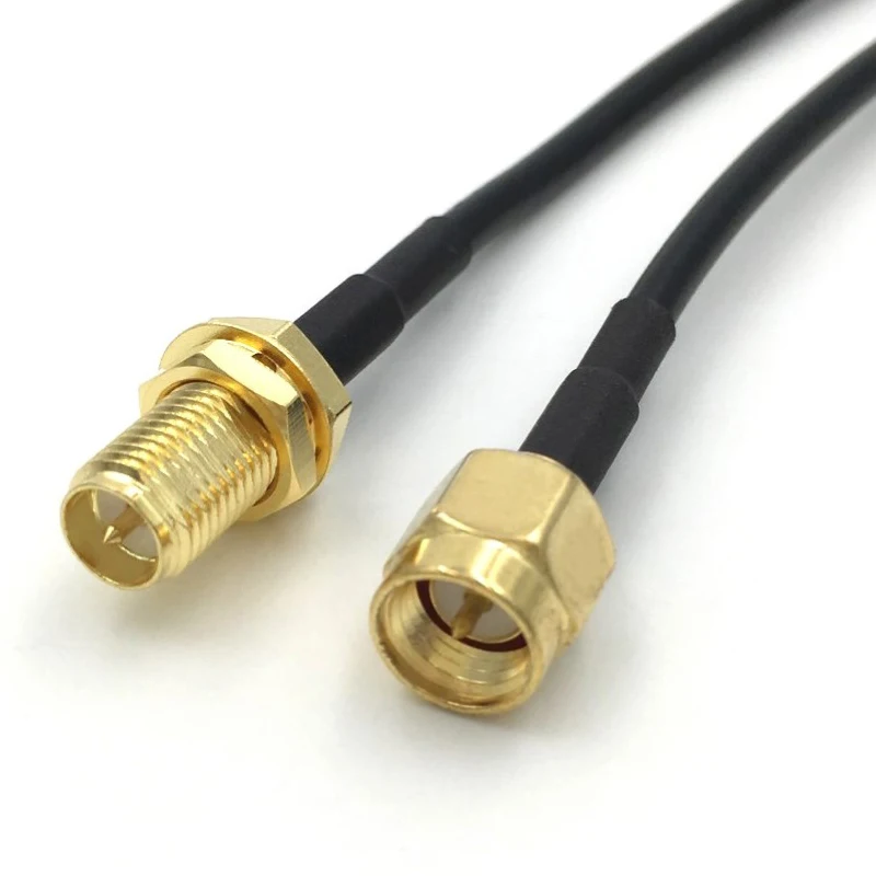 RG316-Antenna-Coaxial-Cable-SMA-Male-MMCX-Male-Right-Angle-50ohm-FEP-PVC-RoHS-Certified