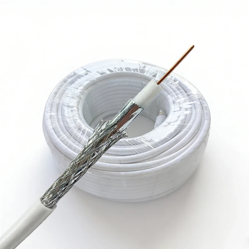 RG6-RG11-Coaxial-Cable-Pure-Copper-CCA-75-Ohm-Low-Loss-Double-Shield-Foam-PE-PVC-305m-Outdoor