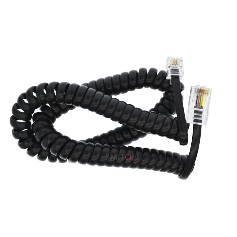 RJ11-6P4C-TO-RJ45-8P4C-Spiral-Phone-Network-Handset-Cable-Coil-Cord
