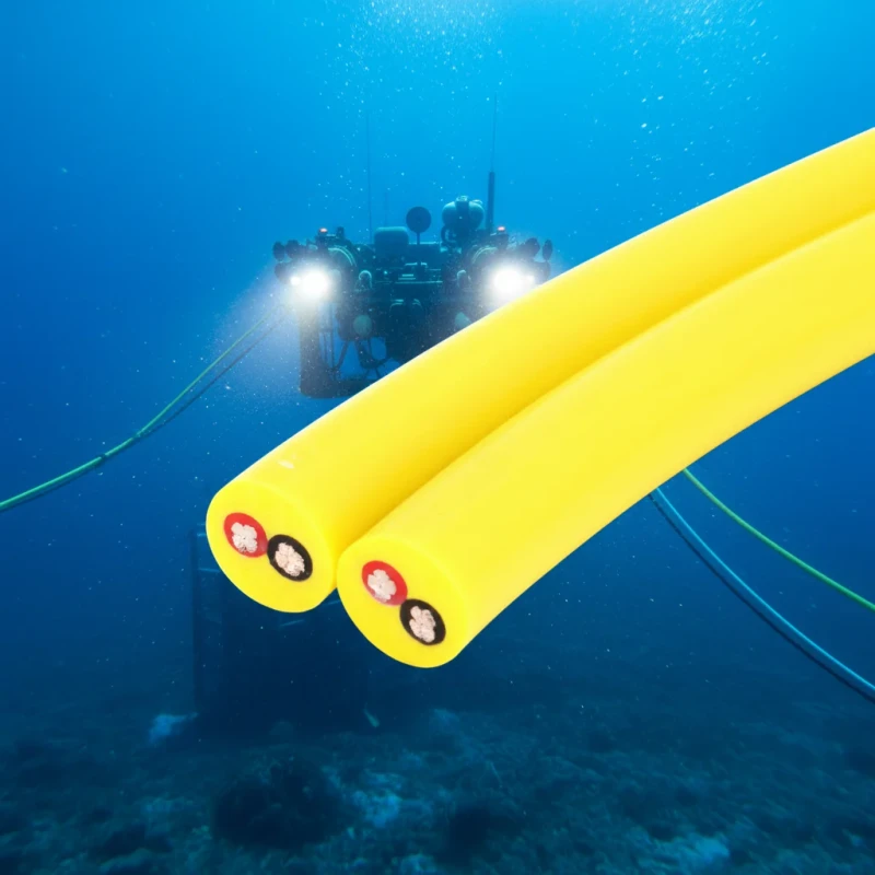 ROV-Underwater-Umbilical-Tether-Tinned-Copper-Cable-for-ROV-Vehicle-with-Foam-PUR-Jacket