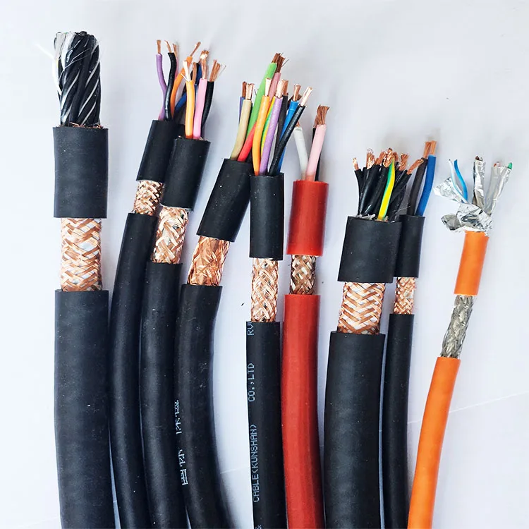 RVVP-RS-485-4-Core-2-4-Pair-Stranded-FEP-Braided-Twisted-Shielded-Cable-26AWG-24AWG-22AWG-4-5-6-Core-for-Underwater-Systems
