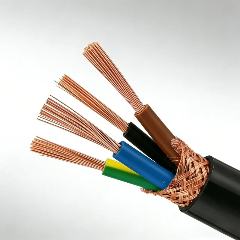 RVVP-Shielded-Flexible-Solid-Oxygen-free-Copper-300-300V-PVC-Insulated-Sheathed-Cable-for-Instrumentation-Control-Wiring