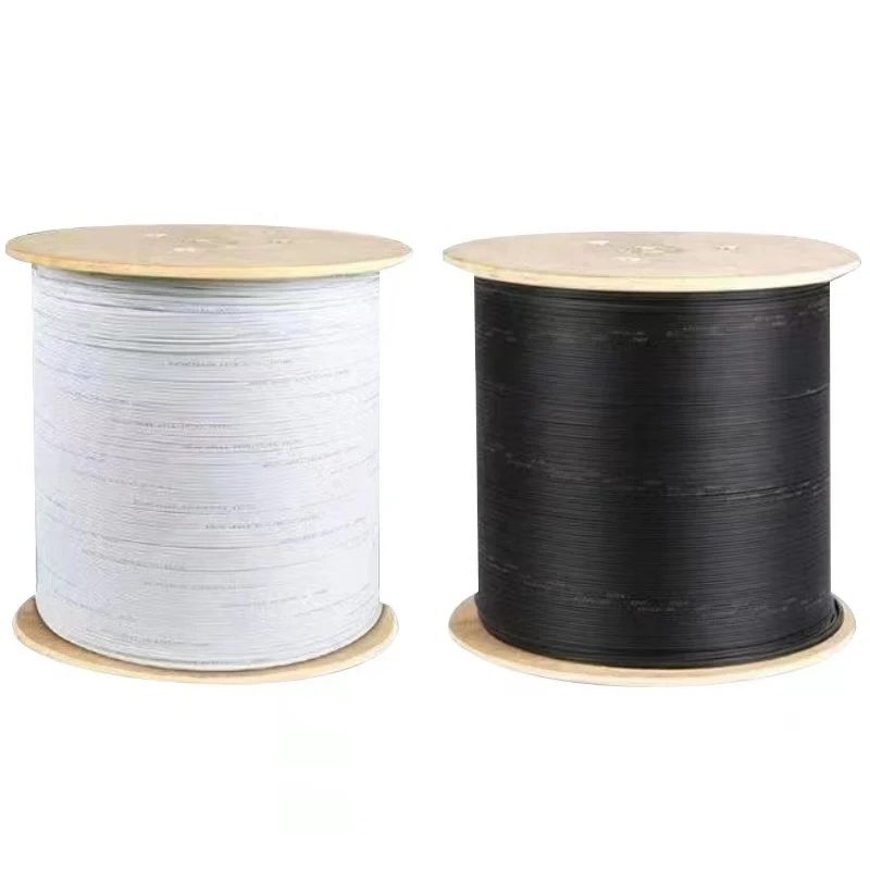 RZTC-1-Fiber-Core-3-Steel-Wires-Leather-Wire-Drop-Cable-G657-LSZH-Telecommunication