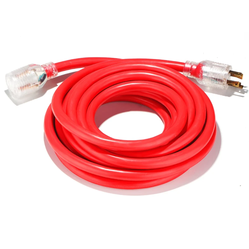 Red-12-3-SJTW-Outdoor-Power-Extension-Cord-50FT-Heavy-Duty-12AWG-Male-Female-End-IP20-Cord